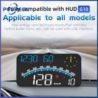 5.5in Car Speed ​​Windshield Projector Water Temp Digital Speedometer Speeding Alarm Car GPS HUD Windshield Projector Universal for All Vehicles