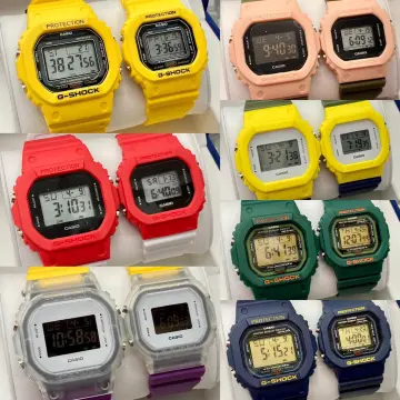 G shock petak king merah hot sale