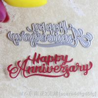 Happy anniversary Metal Cutting Dies Stencils for DIY Scrapbooking/photo album Decorative Embossing DIY Paper Cards Making Proj