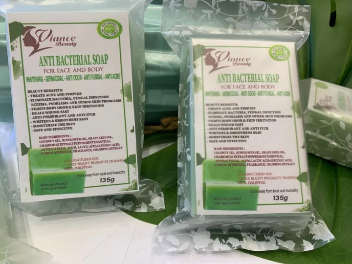 ANTIBACTERIAL SOAP FOR FACE & BODY 135G GERMICIDAL ANTI ACNE ANTI ODOR