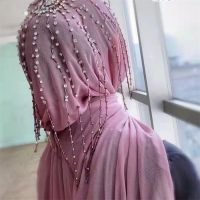 【YF】 Muslim Women Shawl Headscarf Freeshipping Pearl Summer Beading Chiffon Scarf  Hat Prayer Kufi Saudi Arabia Headwraps 2023