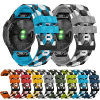 ﹉ Quickfit Silicone Watchband Strap For Garmin Forerunner 965 955 Solar 945 935 Epix 2 Fenix 7X 6X Pro 5X Plus Wristband Bracelet