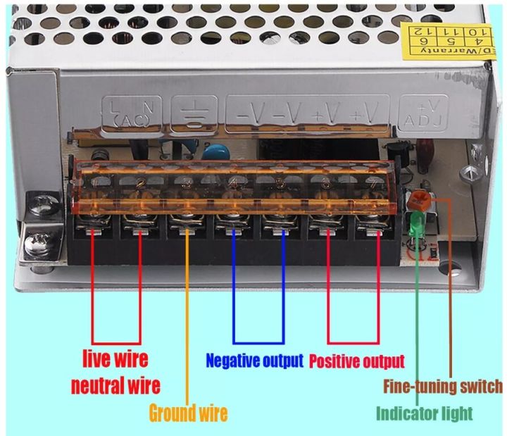 สวิทชิ่ง-หม้อแปลงไฟฟ้า-switching-power-supply-สวิทชิ่ง-เพาวเวอร์-ซัพพลาย12v-33a-400w-watt-สำหรับกล้องวงจรปิด-และไฟ-led-ไม่ต้องใช้-อแดปเตอร์