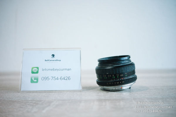 ขายเลนส์มือหมุน-hansa-28mm-f2-8-สำหรับใส่กล้อง-pentax-k-dslr-ได้ทุกรุ่น-serial-8710017