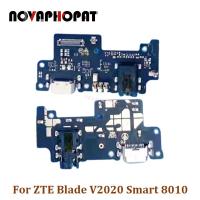 Novaphopat ที่ชาร์จช่องเสียบปลั๊กอัจฉริยะสำหรับ ZTE เบลด V2020แท่นชาร์ท USB 8010มีแผงไมค์ไมโครโฟน