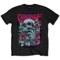 Bullet For My Valentine Skull Red Eyes เสื้อยืด100 ORIGINAL MERCH