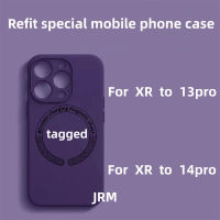 เคสป้องกันสำหรับ Diy Xr เป็น13pro และ14pro,รูปแบบใหม่ Xr เป็นเคส14pro 13pro,แปลง Xr เหมือน13pro