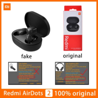 Xiaomi Redmi Airdots s Original Xiaomi Airdots 2 with Bluetooth 5.0 for Gaming Headset Wireless Earbuds with Mic Voice Control