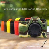 กระเป๋ากล้องเคสซิลิโคนสำหรับ XT3 Fujifilm X-T3 Fujifilm สมาร์ทมิเรอร์เลสกล้องดิจิตอลอุปกรณ์ฟูจิ