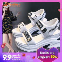 LIWomen S Sports Sandals 2023 New Summer Cal Versatile Wedge Platform Height เพิ่ม Velcro Students Beach Sandals