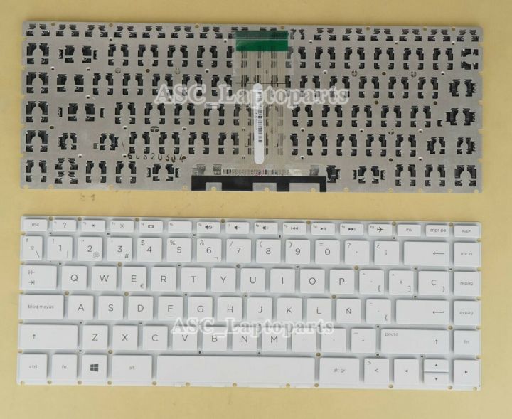 new-latin-spanish-teclado-keyboard-for-hp-14-bs002la-14-bs003la-14-bs004la-14-bs006la-14-bs007la-14-bs008la-white-no-frame