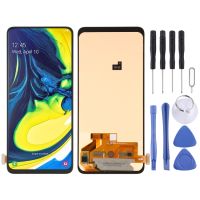 จอ OLED LCD สำหรับ Samsung Galaxy A80 SM-A805กับ Digitizer ประกอบเต็มตัวเครื่อง