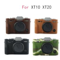 กระเป๋าซิลิโคนแบบนิ่มปกป้องร่างกายเคสป้องกันผิวสำหรับ Fujifilm XT10 XT20 XT20ซิลิโคน XT-20เคสป้องกันกล้อง