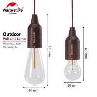 LOD ไฟแคมป์ปิ้ง โคมไฟแค้มปิ้ง Naturehike Outdoor Pull Switch Light โคมไฟแบบพกพา ไฟLED ชาร์ท USB กันฝุ่น กันน้ำ IP44 ไฟพกพา ไฟโซล่าเซลล์