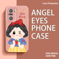 เคสกรอบโทรศัพท์เทอร์โม TPU ลาย Angel Eyes สำหรับ Xiaomi Redmi K40 K40 Pro Plus K40 11i พิเศษ Mi 11X Pro Poco F3เด็กผู้หญิงเคสซิลิโคนแบบนิ่มป้องกันเลนส์กล้องกรอบหลังสี่เหลี่ยมกันกระแทก