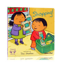 English original genuine picture book helping hands shopping Wu minlan book list child s play