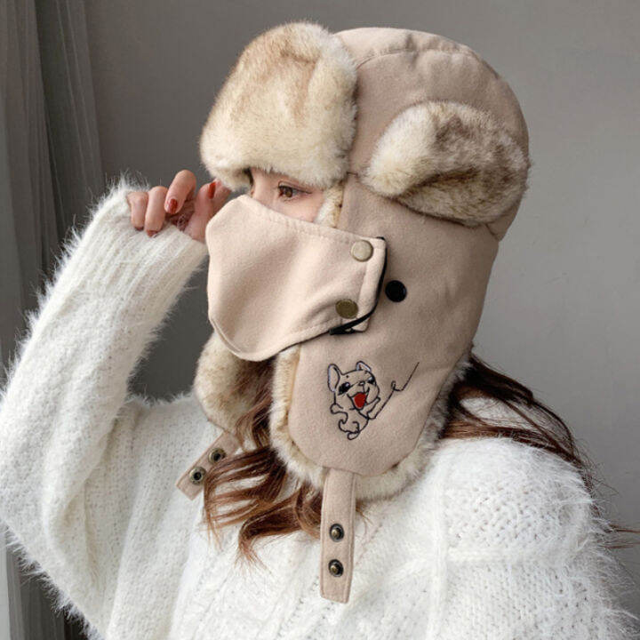 ht2876-russian-hat-thick-warm-women-winter-hat-ladies-earflap-trapper-snow-ski-cap-female-mask-ushanka-fur-hat-women-bomber-hat