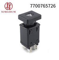 SORGHUM 7700765726 For Renault R9 Car Power Emergency Flasher Control Button Warning Hazard Light Switch Auto Parts 7700 765 726 Push Button