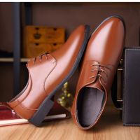 2021 New Classic Business Mens Dress Shoes Fashion Elegant Formal Wedding Shoes Male Slip on Office Black Brown Size 38-44