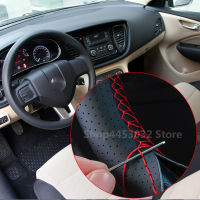 Car Steering Wheel Covers Universal braid For Fiat Aegea 500c Panda Uno Palio Tipo Doblo DIY Soft Fiber Leather accessories Steering Wheels Accessorie