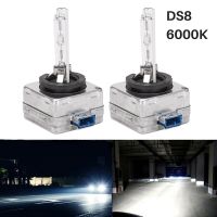 2X D8S 6000K New Xenon HID Headlight Bulbs Set 66548 66549 For Beetle Touareg Kia Forte Ford Focus Hyundai Santa Fe Bulbs  LEDs  HIDs