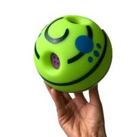 Wobble Wag Giggle Ball Interactive Dog Toy Pet Puppy Chew Toys Funny Sounds Dog Play Ball Training Sport Pet Toys 15cm