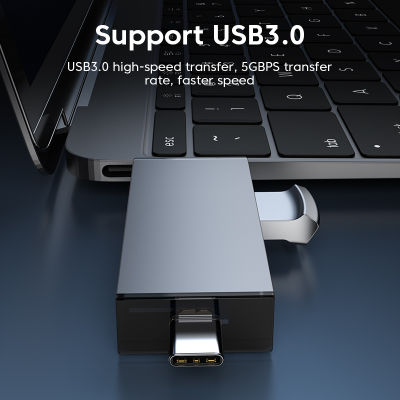 Olaf 7 In 1เครื่องอ่านการ์ด USB 3.0ความเร็วสูง USB ถึง Type C 3.1 SD TF Memory Cardreader Adapter สำหรับศัพท์มือถือแท็บเล็ตคอมพิวเตอร์