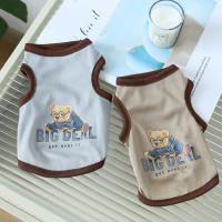 Pet Clothing Summer Thin Breathable Cat Small Dog Clothes Pet Vest Cartoon Style