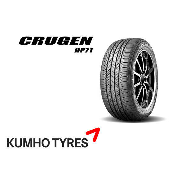 ยางรถยนต์-ขอบ18-kumho-215-55r18-รุ่น-crugen-hp71-4-เส้น-ยางใหม่ปี-2019