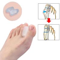 1-6Pair Silicone Foot Finger Toe Separator Adjuster Hallux Valgus Corrector Pedicure Tools Feet Care Bunion Bone Thumb Corrector