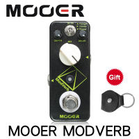 Mooer Modverb Modulation Reverb effect Electric Guitar Pedal Depth Decay Control Flanger Vito Phaser Switch