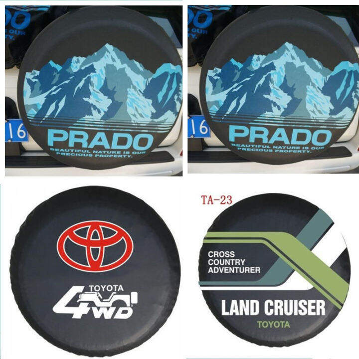 ฝาครอบยางรถยนต์-toyota-t-rex-prado-2700-4000-3400-ฝาครอบยางหลังสำหรับรถออฟโรด-4lx0