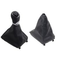 5/6 Speed Leather Car Shift Gear Knob Lever Gaitor Boot Cover For Skoda Yeti 09-12 / Superb II (08-12)