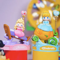 Princess Merry-Go-Round Pocahontas Aurora Jasmine Ariel Mulan Snow White Beauty Beast Belle Princess Action Figure ของเล่น