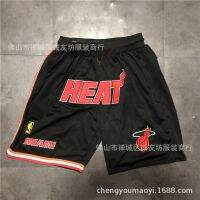 ☼▤✁ Basketball pants Heat team JUST DON joint retro ball pants black sweatpants one drop Ebay