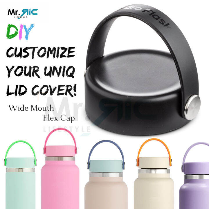 Hydro Aqua Wide Mouth Lid Reusable Cover Leak Proof BPA Free Insulated ...