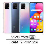 vivoY52s (แรม 12 รอม 256 ) จอ 6.58 นิ้ว ชาร์จเร็ว 18W.(ติดฟลิ์มกระจกให้ฟรี+ฟรีเคสใส)ระบบตรวจสอบลายนิ้วมือ (Fingerprint)Android 10.0 รับประกัน 1 ปี.