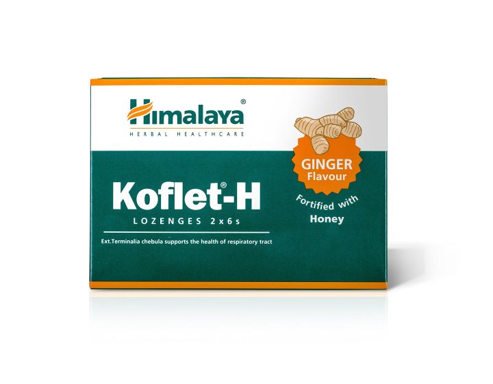 Himalaya Koflet-H Ginger With Honey lozenges (6 pcs.)