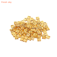 Fresh sky 50ชิ้น ล็อต6มม. rhinestone rondelle คริสตัลสี่เหลี่ยมหลวม spacer ลูกปัดสำหรับเครื่องประดับสร้อยข้อมือทำ DIY อุปกรณ์สร้อยคอ