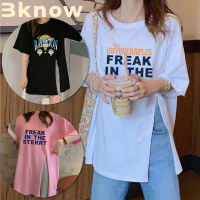 เสื้อยืดเเฟชั่นคอกลมใหม่? พร้อมส่ง? เสื้อยืดผู้หญิง เสื้อแฟชั่น คอกลมแขนสั้นสรีนลาย น่ารักๆ