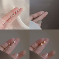 Ear Hole 925 Silver Ear Nail Female Mini Simple Student Korean Earbone Nail Earrings Anti Allergy 2022 New IOMJ