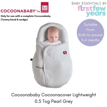 Cocoonababy Cocoonacover 0.5 Tog Lightweight - Pearl Grey