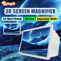 Temoo Mobile Phone 3D Screen Video Magnifier Bracket Folding Enlarged Desktop Smartphone Movie HD Amplifying Projector Stand