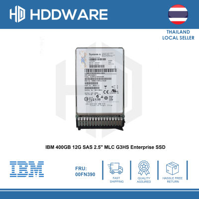 IBM 400GB 12G SAS 2.5" MLC G3HS Enterprise SSD // 00FN389 // 00FN390 // 00FN393