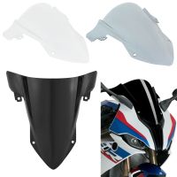 ✈ที่เบนทางลมป้องกันกระจกบังลมกระจกบังลมบอลลูนคู่สำหรับ BMW S1000RR S 1000 RR K67 2019 2020 2021 2022