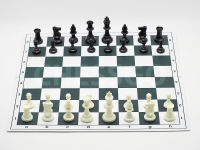 ชุดหมากรุกสากลมาตรฐาน(กระดานPUพับ) Standard Chess Set กระดานและตัวหมากรุกอย่างดี