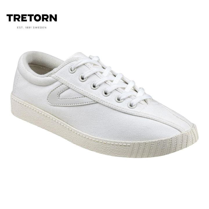 Tretorn Womens Nyliteplus Ivory 01 (Vintage White) Shoes Sneakers ...