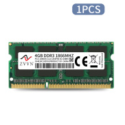 Notebook Memory ZVVN 4GB DDR3 1866 PC3 14900 1.5V 204-Pin SO-DIMM Laptop