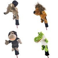 Mascot Novelty Cute Gift All Kinds Of Animals Golf Headcovers Driver Woods Golf Covers Fit Up To 460cc Golf Protecter