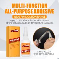 Universal Strong Adhesive Strong Glue Super Fast BondSealRepair for Plastic Metal Glass Shoe 50ml wine